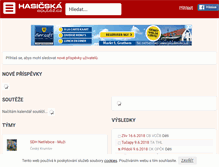 Tablet Screenshot of hasicskasoutez.cz